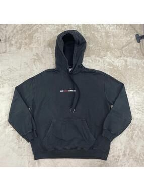 Ksubi DR3AMSTATE Biggie Hoodie Sweater, Size Medium (M), Washed Black, RARE ++